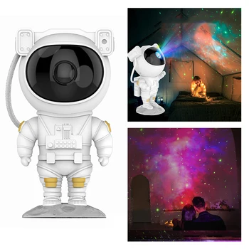 Astronautas Galaxy Projektoriaus Lempa Žvaigždėtas Dangus Naktį Šviesos Namuose Miegamojo Puošimas Astronautas Dekoratyviniai Šviestuvai Vaikų Dovanų