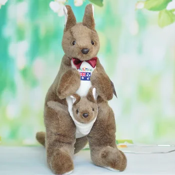 aukštos kokybės prekių mielas kengūros 50 cm pliušinis žaislas kengūros lėlės gimtadienio dovana d932