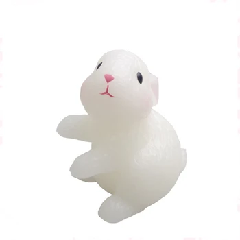 Luyou Naują Atvykimo 3D mielas triušis silikono formų,mielas gyvūnas torto formos, minkštas rabbit pelėsių FM1110