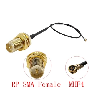 5-50CM RP SMA į MHF4 0.81 Galiuku Kabelis RF, Coaxial) Jungtis MHF4 IPX IPEX U. FL į RP SMA Female Išplėtimo Lizdo Kabelio Adapteris