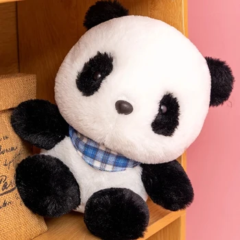 23/32cm Kawaii Panda Pliušinis Lėlės Animacinių filmų iškamša Žaislas Panda Bear Žaislai Peluche Vaikams Minkštą Pagalvę Vaikams, Kūdikių Dovanų