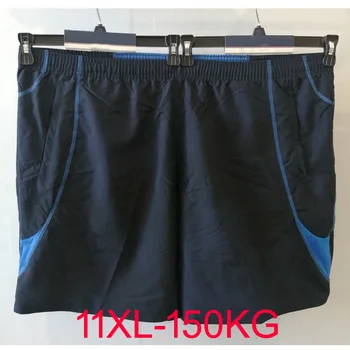 Vyrai vasarą plius dydžio krovinių šortai kišenės negabaritinių 9XL 11XL šortai, Tamsiai mėlynos spalvos, laisvi didžiųjų šortai riebalai 50 52 48 49 150 KG.