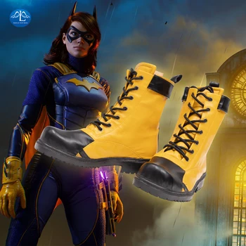 Žaidimas Gotham Riteriai Batgirl Cosplay Batai Moteriška Moteris, Superhero Batai Helovinas Suaugusiųjų Helovinas Užsakymą