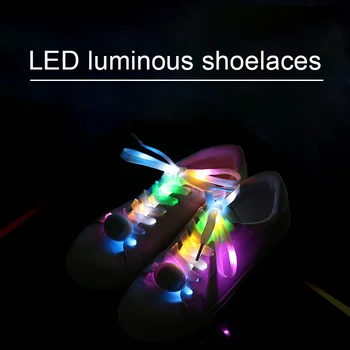 Šviečiantys LED batų raišteliai Sporto Batų Raišteliais Švyti Batų Stygos Turas 