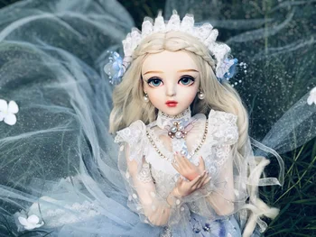 60cm Aukštos kokybės BJD Fairy Elf lėlės žaislų rinkinys princess Modeliavimas mergaitė princesė lėlės stiliaus namų puošybai žaislai mergina