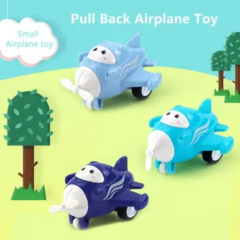 3 Spalvos Q Versija Modeliavimas Mėlyna Lėktuvo Transporto priemonės Inercinės Automobilio Modelį, Vaikai, Berniukas Gimtadienio Dovana Vaikų Traukti Atgal Žaislų Didmeninė