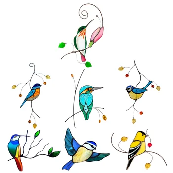 Sienos Langą Hummingbird Paukščių Lipdukai, Lipdukas, Decal Tvirtai Laikosi Kambario Gyvenimo Miegamasis Freskomis Paukščių Susidūrimo Vengimo Strikedecals