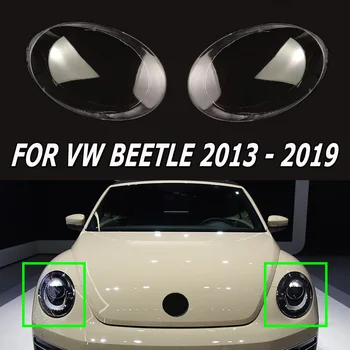 Umbra Objektyvas Tinka VW Beetle 2013-2019 priekinis žibintas Padengti Skaidriu Auto Lempos Korpuso Kaukė Pakeitimo