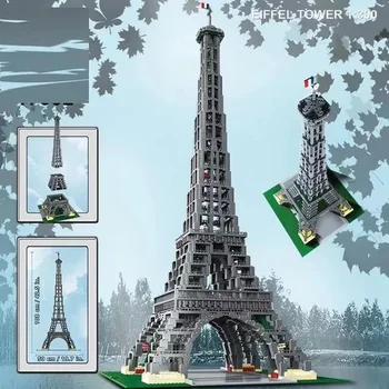 Naujas 2022 10181 Eifelio Bokštas, Pasaulyje garsaus architektūros Modelio Blokai Asamblėjos Plytų Komplektas Žaislai Vaikams Dovanų 10307