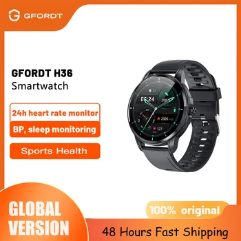 GFORDT 2022 Visą Touch Smart Watch Vyrų Sporto Treniruoklių Žiūrėti Širdies ritmo Monitorius IP67 atsparus Vandeniui, Skirtų 