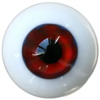 [wamami] 16mm Raudona Stiklinės Akys, akies Obuolio BJD Doll Dollfie Atgimsta Priėmimo Amatai