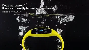Povandeninis IPX8 Vandeniui Belaidžių Ausinių Plaukimo Mokymo Ausinės Ausinės su Walkie-talkie