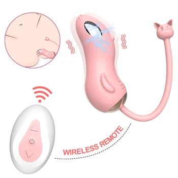 Nuotolinio Valdymo Vibruojantis Kiaušinis Elektros Smūgio Makšties Rutuliukai Moterų Clit Stimuliavimo Vibratorius Sekso Žaislas Moterų Masturbacija
