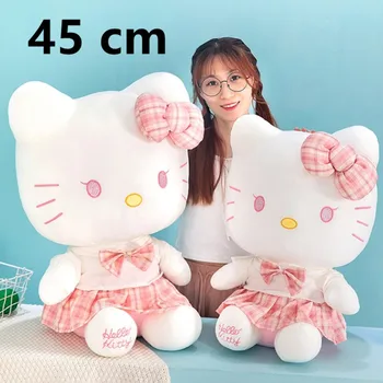 45Cm Hello Kitty Pliušinis Lėlės Kawaii Anime Rag Doll, Apimantis Angelas Minkštas Užpildyti Pliušinis Žaislas Mergina Lėlės Atostogų Gimtadienio Dovana