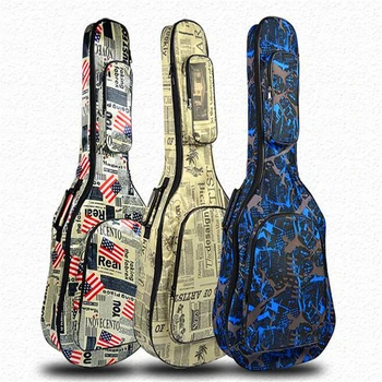 40/41 colių Akustinė gitara maišelį Sustorėjimas sponge Nešiojamų & Kuprinė medinė gitara priedai neperšlampamas maišelis