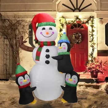 180cm LED Žibintai Atnaujintas Sniego Pripučiami Rekvizitai Kalėdų Dekoracijos, Pripučiamų Žaislų Uždaras Lauko Kiemas, Sodo Dekoracijos