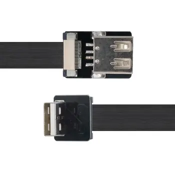 Chenyang Pratęsimo USB 2.0 Tipo Moterų vyrams Žemyn Kampu Duomenų Butas Slim FPC Kabelis, skirtas FPV & Disk & Scanner & Spausdintuvą