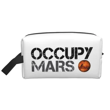 Užimti Mars Tualeto Reikmenys Saugojimo Krepšys Bagažo Rankšluostį Makiažas Logotipas Space X 