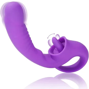 Klitorio G Spot Vibratorius 2 In 1 Dildo Vibratorius Clitoralis Stimuliatorius Vibracijos Massager Moterys Lyžis Vibratoriai Sekso Žaislai