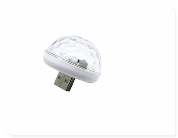 NAUJAS Multi Color USB LED Automobiliu Interjero Apšvietimo Rinkinys, skirtas 
