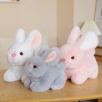 Mielas / Soft / Imituojamas Triušis Pliušinis Žaislas / Little White Rabbit Lėlės /vaikų Gimtadienio Dovana / Kalėdų Dovana