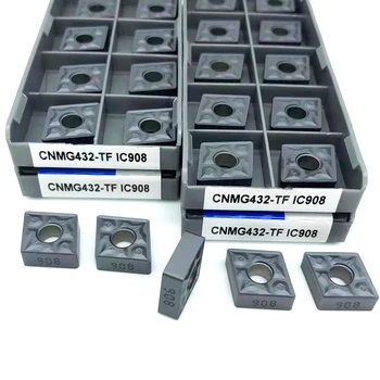 Tekinimo įrankis CNMG120408 TF IC907 IC9 aukštos kokybės karbido tekinimo išorės frezavimo įrankis cutter CNMG 120408 tekinimo staklių dalys įrankis