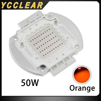 Didelės Galios LED Šviesos Diodų Epistar Chip SMD 50W Orange 600-605nm, 