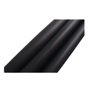 Juodas avikailis 0.4-0.7 mm Nappa oda drabužių odinis sijonas, liemenė pakuotės siuvimo užlopyti skylę alkūnė pasta audinio materia