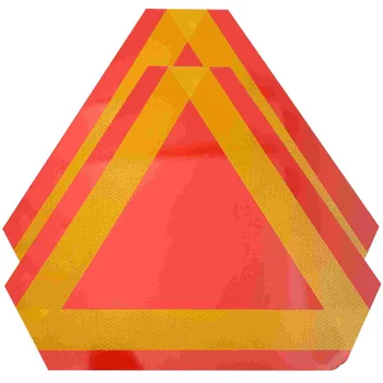 Ženklas Įspėjamasis Trikampis Transporto Priemonių Saugos Atšvaitas Juda Atšvaitai Automobilių Keliuose Lėtai Ženklai, Avarinio Earlyroad Atspindintis Pavojingumo