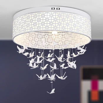 Miegamojo lempa led lubų šviestuvas paprasta šiuolaikinio gyvenimo kambario kristalų lempos kūrybos vidaus apdaila kambario lempa