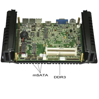 intel I5 CPU, kompaktiškas borto kompiuteris intel cpu 2 gb ram & ddr3 (Lbox-2550)