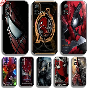 Marvel Spiderman Už Xiaomi Mi 10T 10T Pro 5G Telefono dėklas Minkštas Silicio Coque Dangtelis Juodas Funda Thor Komiksai